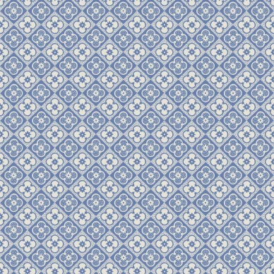 Lyckan sininen geometrinen tapetti Sandbergilta S10150 image