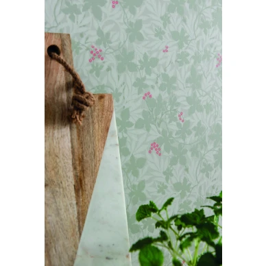 Duron vihrea lehtitapetti Vinbarsblad 367 03 image