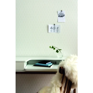 Duron valkoinen graafinen tapetti Elsa 364 01 image