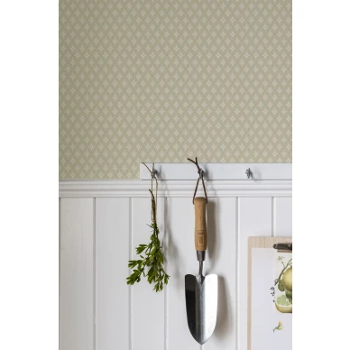 Keltainen tapetti Durolta Lillstjarna 680 05 image