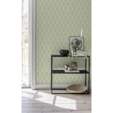 Duron vihrea tapetti Lilly 681 02 image