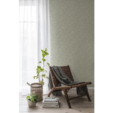 Duron vihrea kukkatapetti Jenny 678 02 image