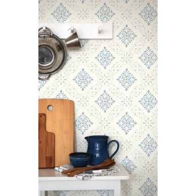 Keittion perinteinen ruututapetti Durolta Dellen 006 09 image