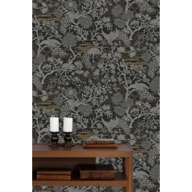 Brunnsgatan musta lintutapetti Durolta 095 05 image