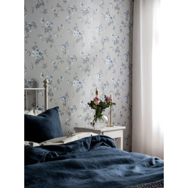 Kukkatapetti makuuhuoneeseen Kristina Durolta 387 04 image