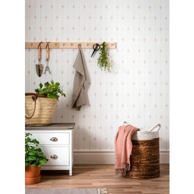 Raidallinen keittiotapetti Durolta Britta 396 01 image