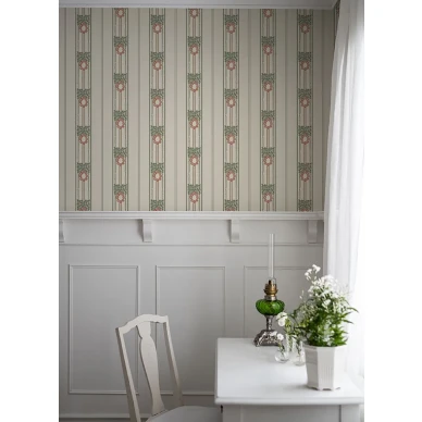 Perinteinen raidallinen tapetti Durolta Ramsjo 697 02 image