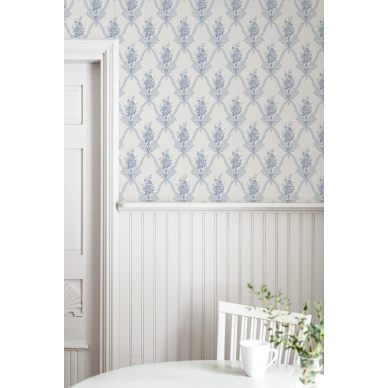 Ruokailuhuoneen tapetti sininen Magasinet Durolta 693 02 image