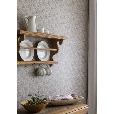 Punainen keittiotapetti Durolta 003 06 Gysinge image