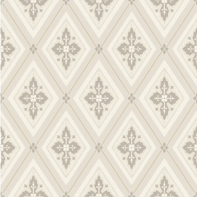 Astrid beige ruudullinen tapetti Durolta 692 01 image