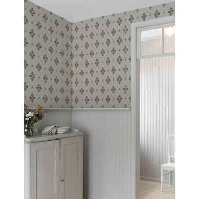 Duron salmiakkiruudullinen tapetti Astrid 692 03 image