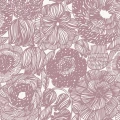 Marimekko Kurjenpolvi violetti kukkatapetti 25180