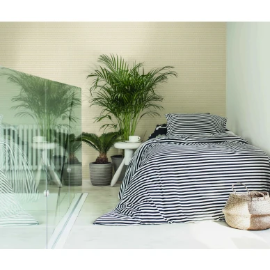 Marimekon makuuhuoneentapetti Alku beigella graafisella kuviolla image