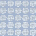 Marimekko Puketti sininen kukkatapetti 25127