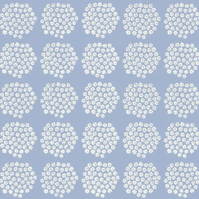 Marimekko Puketti sininen kukkatapetti 25127 image