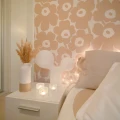 Unikko tapetti hiekka 25100 - Beige kukkatapetti