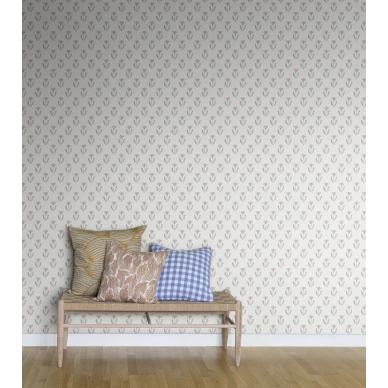 Maalaisromanttinen Maskrosen kukkatapetti Sandbergilta image