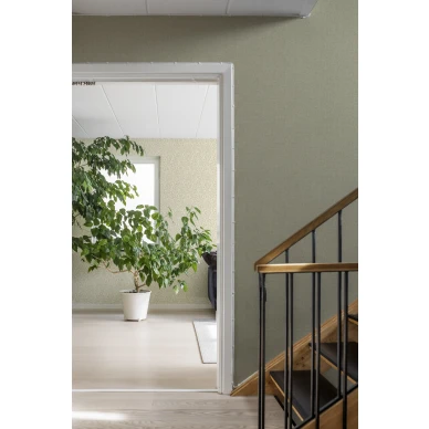 Yksivarinen pehmea vihrea tapetti Vivalla 4188 Borastapeterilta image