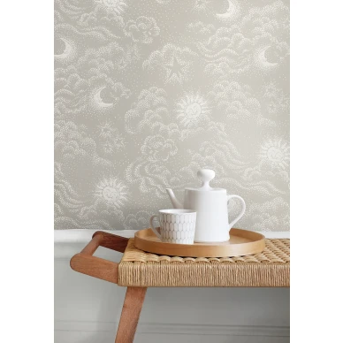 Mielikuvituksellinen lastentapetti pilvikuviolla Happy Cloud 1571 Littlephantilta image