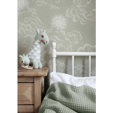 Pilvitapetti lastenhuoneeseen Happy Cloud 1573 Littlephant image