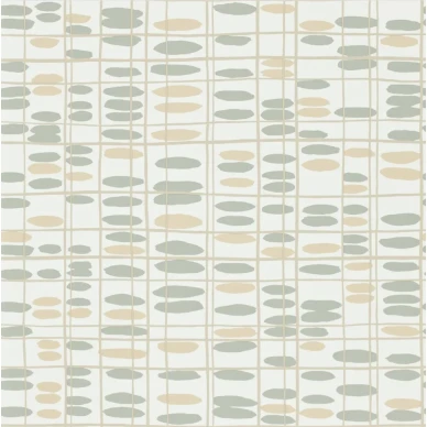 Scion Levande beige harmaa tapetti kauniilla retrokuviolla image