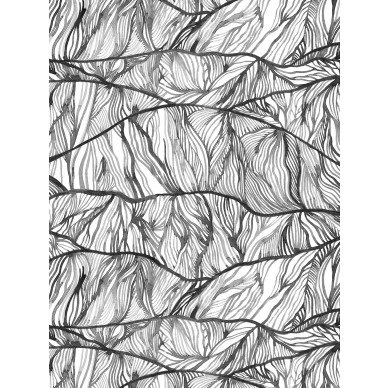 Mustavalkoinen tapetti Flow 9462w Borastapeterilta image