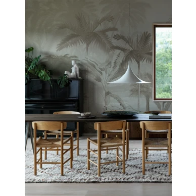 Beige viidakkotapetti Vintage Palms Borastapeterilta 9453w image