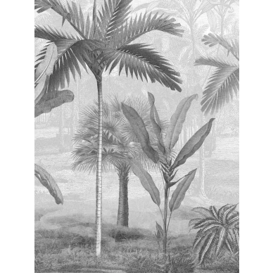 Borastapeterin harmaa tapetti Vintage Palms palmuilla 9452w image