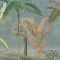 Sininen tapetti Borastapeterilta Vintage Palms palmuilla 9455w