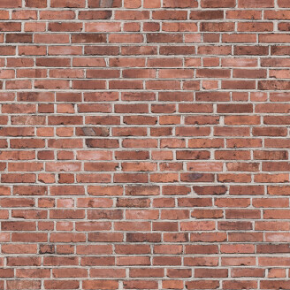 Realistic Brick Wall punainen tiilitapetti 9446w Borastapeterilta image