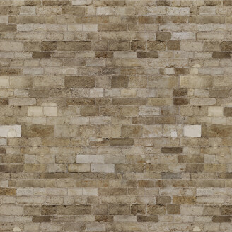Limestone Brick ruskea tiilitapetti Borastapeterilta 9430w image