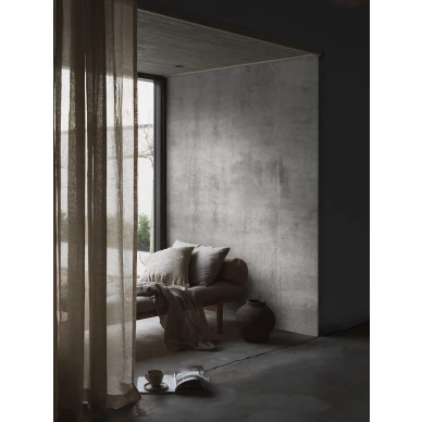 Harmaa yksivarinen valokuvatapetti betonikuviolla Concrete Wall 9416w Borastapeterilta image