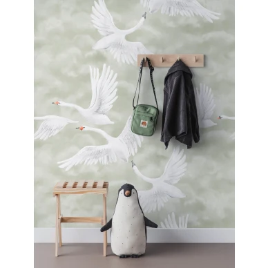 Borastapeterin pilvitapetti joutsenkuviolla Clouds Swan 9414w image