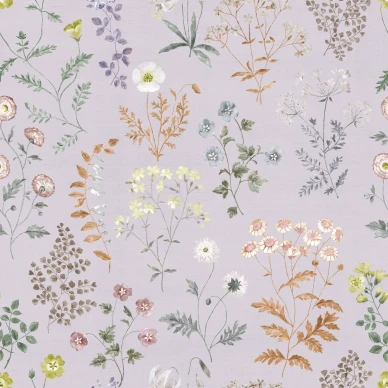 Borastapetin violetti kukkatapetti Botanica 9408w image