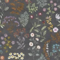 Botanica tumma kukkatapetti Borastapeterilta 9409w