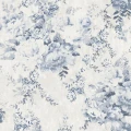 Blossom Mini sinivalkoinen kukkatapetti Borastapeterilta 9405w koko kuvio