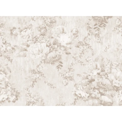 Blossom II beige kukkatapetti Borastapeterilta 9403w koko kuvio image