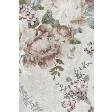 Blossom II vaaleanharmaa kukkatapetti Borastapeter Studiolta 9472w koko kuvio image