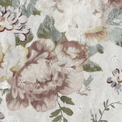 Blossom II vaaleanharmaa kukkatapetti Borastapeter Studiolta 9472w image