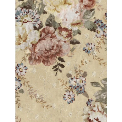 Vanhanaikainen kukkatapetti Blossom ll Borastapetilta 9401w image