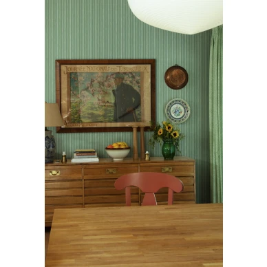 Vihrea tapetti olohuoneeseen Brita Sandbergilta S10142 image