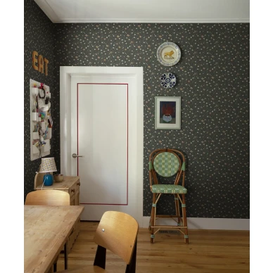 Vanhanaikainen kukkatapetti Sandbergilta Signe S10158 image