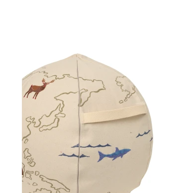 Rahi maailmankartalla Ferm Livingilta The World Pouf 1104266498 image