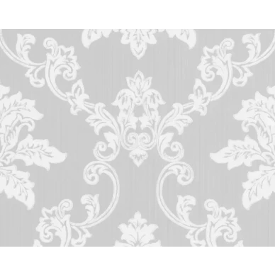 Hampton harmaa medaljonkitapetti 1838 Wallcoveringsilta image