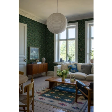 Olohuoneen lehtitapetti In The Oak Borastapeterilta 2050 image