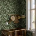 Vihrea lehtitapetti lastenhuoneeseen In The Oak Borastapeterilta 2049