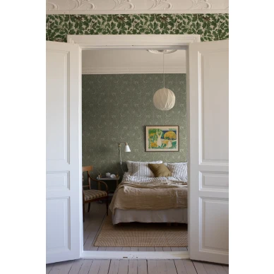 Vihrea makuuhuoneen tapetti In The Oak Borastapeterilta 2049 image