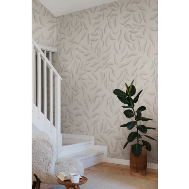 Beige tapetti eteiseen Sandbergilta Jennie S10223 image