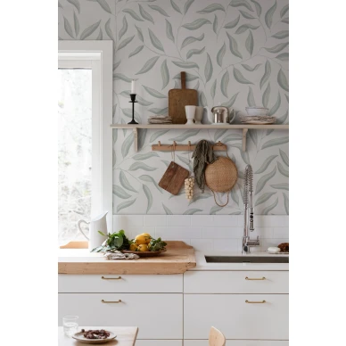 Vihrea keittiotapetti Jennie S10222 Sandbergilta image