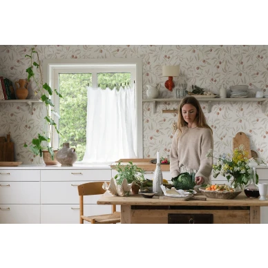 Beige keittiontapetti Vinnie Sandbergilta S10190 image